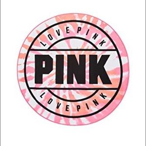 Pink Round Beach Towel.